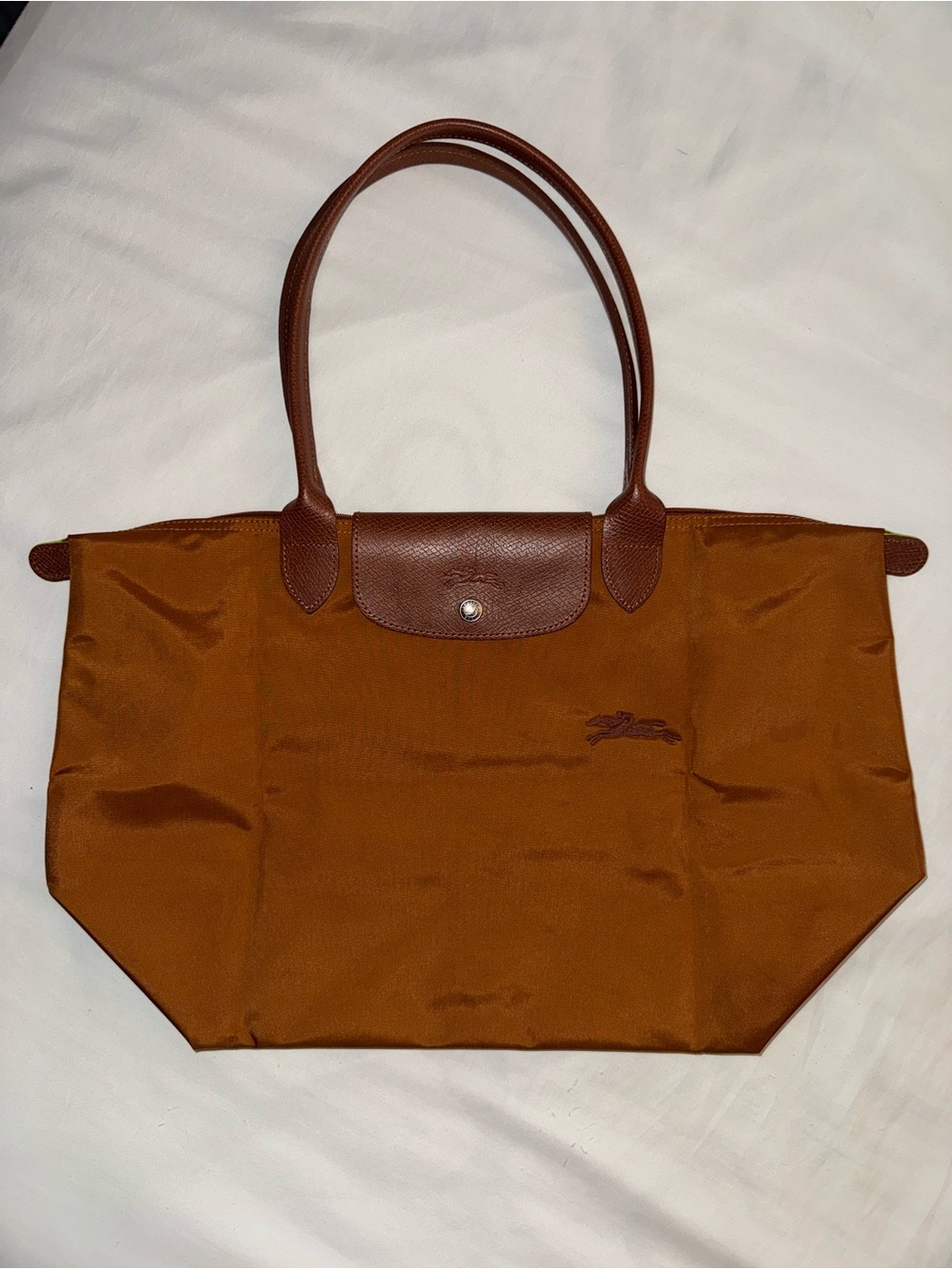 LONGCHAMP LE PLIAGE ORIGINAL L TOTE BAG in COGNAC